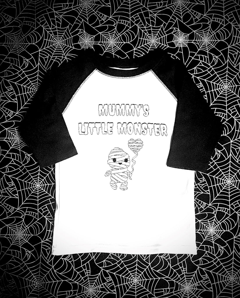 Mummy's Little Monster Raglan