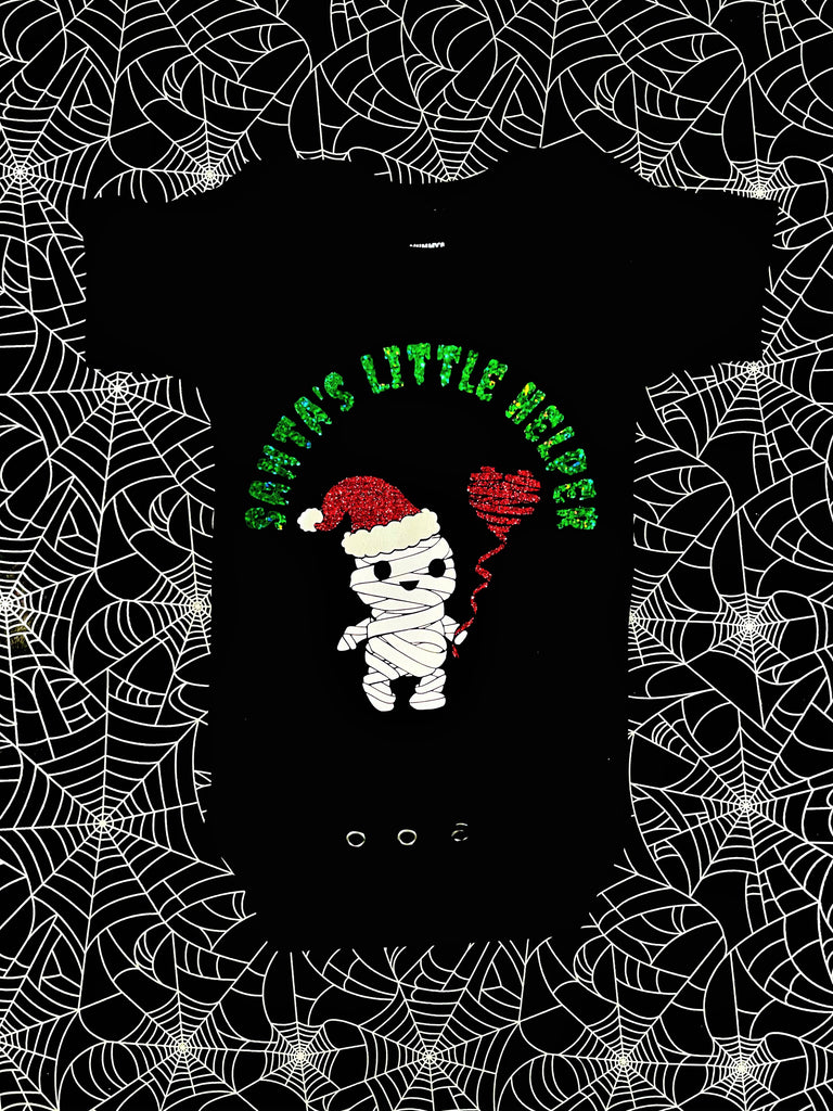 Santa's Little Helper Baby Onesie