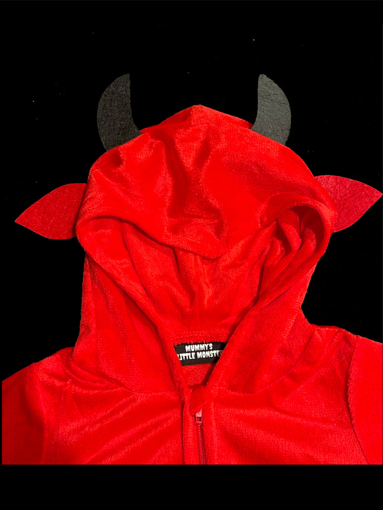 Mummy's Lil Devil Zip Up Bodysuit