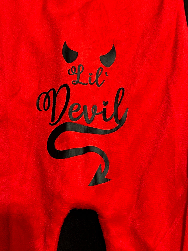 Mummy's Lil Devil Zip Up Bodysuit