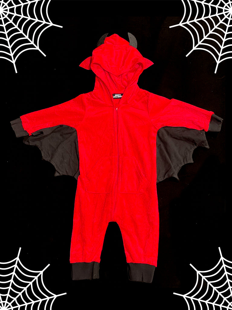 Mummy's Lil Devil Zip Up Bodysuit